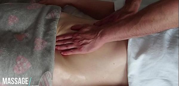  Sensual and Romantic Massage of HOT Soft Oiled Belly